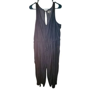 Blue Jean cinch waisted romper Size L